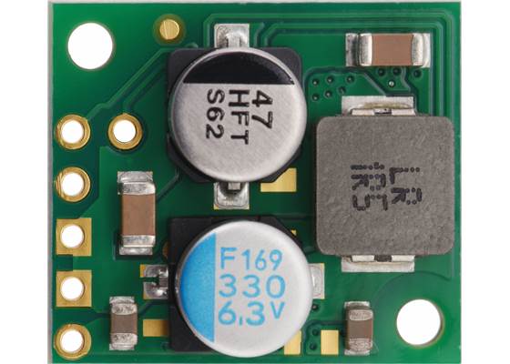 3.3V, 3.7A Step-Down Voltage Regulator D30V30F3, top view.