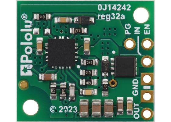 Step-Down Voltage Regulator D30V30Fx, bottom view.