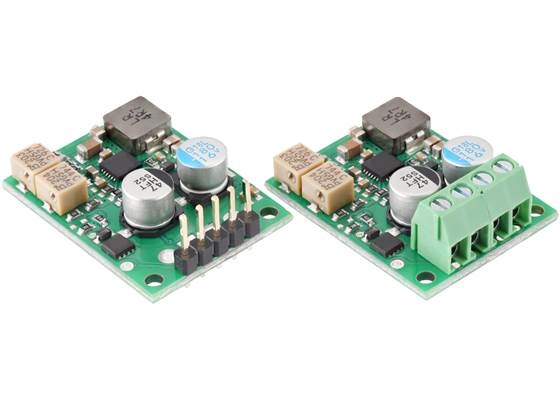 Examples of assembling the Fine-Adjust Step-Down Voltage Regulator D30V33MAx with included hardware (D30V33MASCMA version pictured).