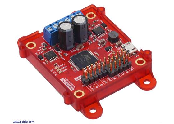 RoboClaw 2x7A Motor Controller (V6B) with case top removed.
