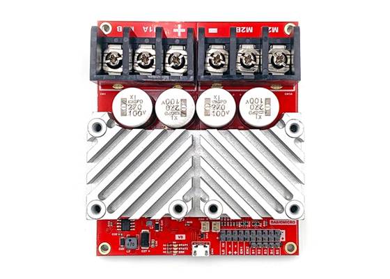 RoboClaw 2×60A/2×60AHV Motor Controller (V8), top view.