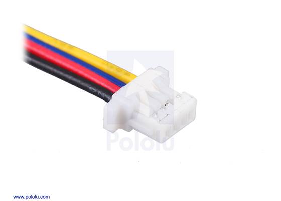4-pin female JST SH-style connector.