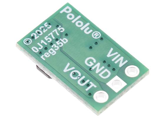 Step-Down Voltage Regulator D24V7Fx, bottom view.