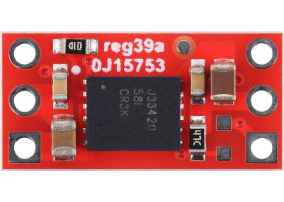 Isolated DC-DC Power Module, UCC33420, 5V/5.5V, 300mA, top view.