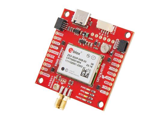 SparkFun Allband GNSS RTK Breakout - ZED-X20P (Qwiic)
