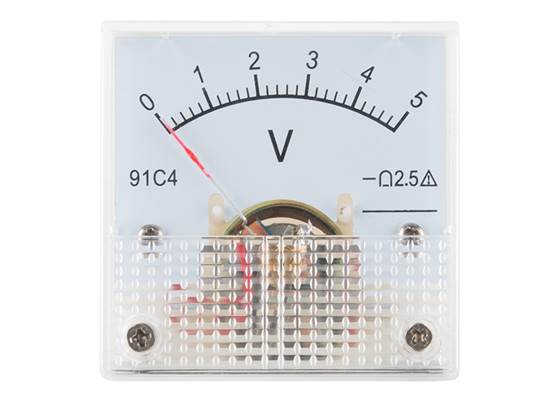 Analog Panel Meter - 0 to 5V DC (2)