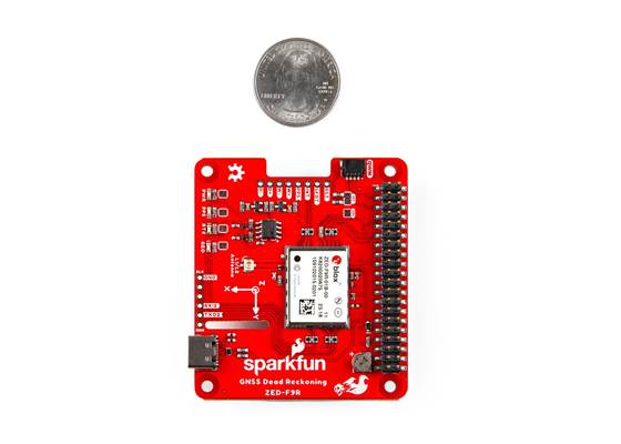 SparkFun GPS-RTK Dead Reckoning pHAT for Raspberry Pi & NVIDIA Jetson Orin Nano (4)