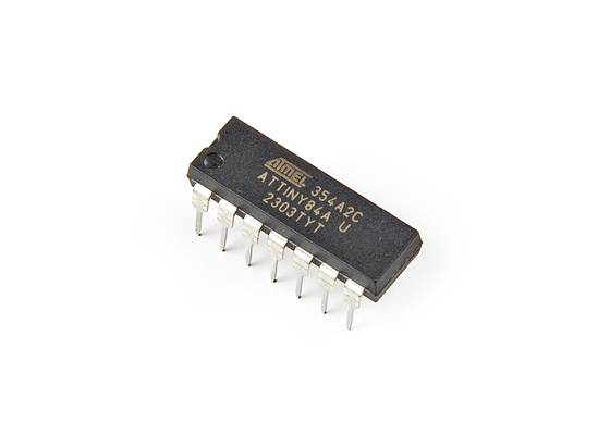 AVR  14-Pin ATtiny Microcontroller IC - 8-Bit, 20MHz, 8KB (4K x 16) FLASH