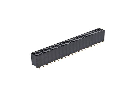 Straight Header - Female (SMD, 0.1in., 2x20-Pin)