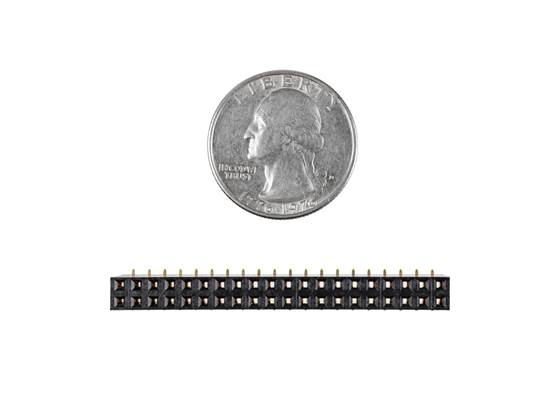 Straight Header - Female (SMD, 0.1in., 2x20-Pin) (4)