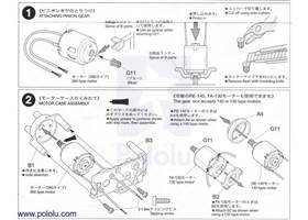 Instructions for Tamiya 6-speed gearbox page 2
