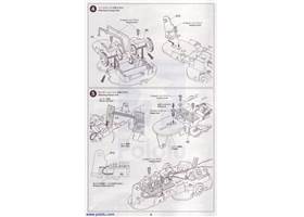 Instructions for Tamiya 75020 Line Tracing Snail Kit page 3