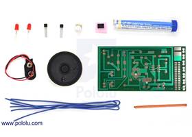 Elenco AK-100 learn to solder kit parts