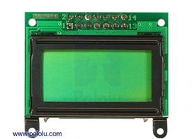 8x2 parallel character LCD – black bezel