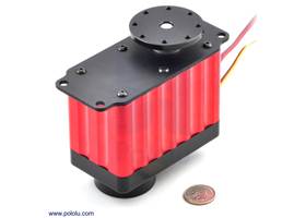 Pololu - Torxis servo with quarter for size reference