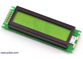 16x2 character LCD with backlight