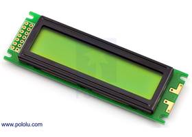 16x2 character LCD (no backlight)