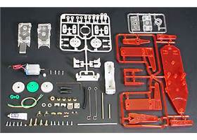 Tamiya 71102 Mechanical Kangaroo kit contents