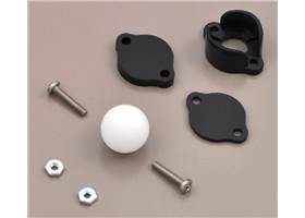 Pololu ball caster with 1/2" plastic ball with included hardware