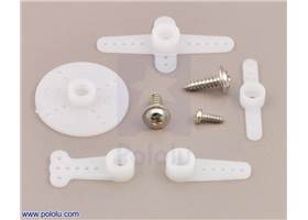 Hardware included with the Power HD micro digital servo DS65HB (might vary)