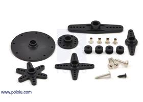 An example of hardware included with the Power HD standard servo 6001HB.  Actual hardware might vary