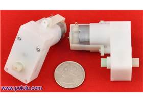 Pololu plastic gearmotor offset output