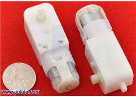 Pololu plastic gearmotor 90 deg. output