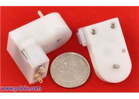 Pololu mini plastic gearmotor offset output 2mm spline output