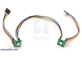 ShiftBrites connected to one 12" cable and two 6" cables