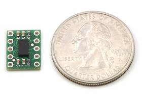MMA7361LC/MMA7341LC 3-axis accelerometer with US quarter for size reference