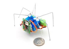 Micro Maestro as the brains of a tiny hexapod robot