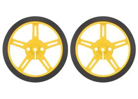Pololu wheel 60x8mm pair – yellow