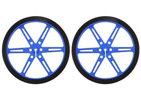Pololu wheel 80x10mm pair – blue