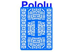 Pololu RP5/Rover 5 expansion plate RRC07B (wide) solid light-blue