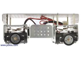 Side view of Dagu Wild Thumper 4WD chassis (silver version)