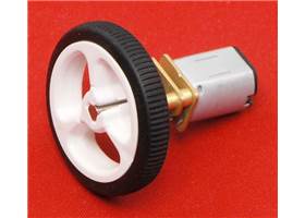 Pololu wheel 32x7mm on a micro metal gearmotor
