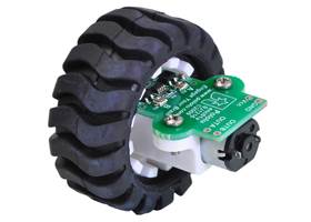 Encoder for Pololu wheel 42x19mm with wheel, motor, and bracket