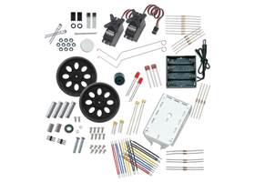 Parts included in the Boe-Bot Robot Kit