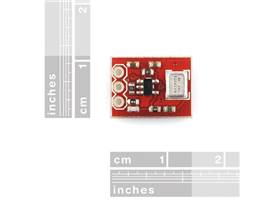 ADMP401 MEMS microphone carrier, top view