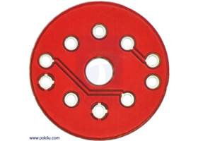 Sparkfun MQ gas sensor carrier, bottom view