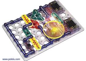SC-300 Snap Circuits 300-in-1 with light and fan on