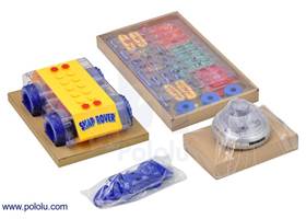 Snap Circuits Rover Deluxe with radio-control transmitter and disc launcher