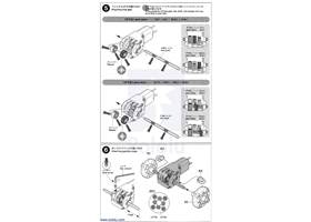 Instructions for Tamiya mini motor gearbox (8-speed) kit page 3