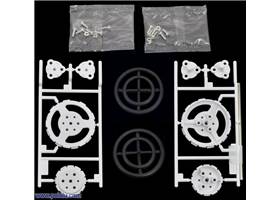 Parts included in the Tamiya 70193 Slim Tire Set