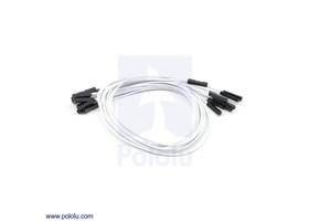 Premium jumper wire 10-pack F-F 12" white