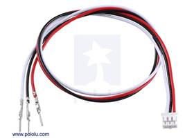 3-pin female JST PH-style cable (30 cm) with male pins for 0.1" housings