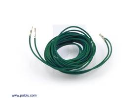 Wires with pre-crimped terminals 2-pack F-F 60" green