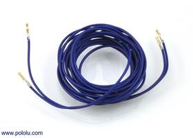 Wires with pre-crimped terminals 2-pack F-F 60" blue