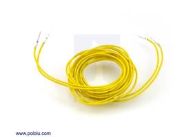 Wires with pre-crimped terminals 2-pack M-M 60" yellow