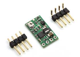 Pololu step-up/step-down voltage regulator S8V3A with included hardware